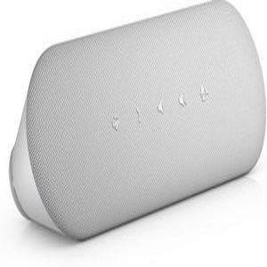 Dell SP3022 스피커폰  USB-A & USB-C 지원 AI 노이즈 캔슬링 회의용 미니 사운드바 플래티넘 실버
