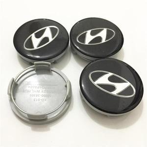 휠캡 60mm 자동차 휠 센터 허브 캡 커버 현대 소나타 IX35 I20 I30 아제라 엘란트라 코나 엑센트 산타벨로