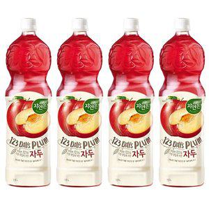 [기타]웅진 자연은 자두 1.5L x 4페트 과일주스