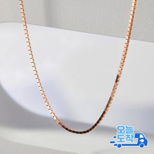 14K 18K 민박스 체인 금 목걸이