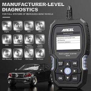 자동차 모든 OBD2 리더 ABS BZ700 용 ANCEL TPMS 벤츠 도구 스캐너 시스템 재설정 SAS 메르세데스 코드 진단 자동