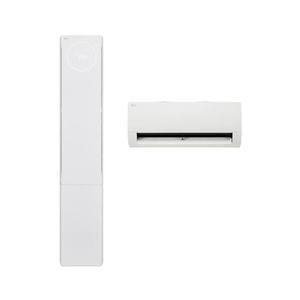 [하이마트] LG 오브제 휘센뷰2 (일반배관) 2in1에어컨 FQ18EU1ES2 (58.5㎡＋18.7㎡) 실외기포함 [전국기본
