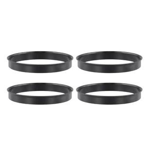 BMW 74.1 72.6 자동차 허브 센터 링, 휠 및 치수 교정, 올바른 착용감 보장, 74.1x72.6mm 블랙, 4 개