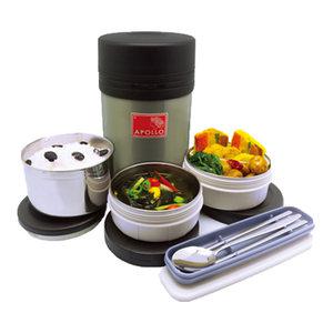 APL-1600S/아폴로/보온도시락/도시락/세트/죽용/죽통/보온보냉/보온죽통