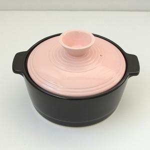 오븐락 칼라내열뚝배기 중 핑크 하이라이트 직화 사용