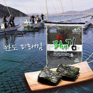 [완도금일수협] 청정바다 파래김 100매/1봉