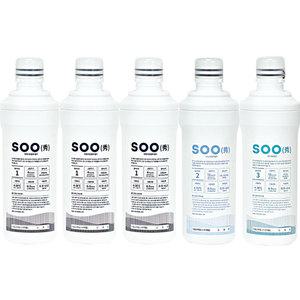 수(SOO)필터 교원정수기 웰스미니S KW-P47W1 호환필터 1년치세트(총5개) / 교체 관리방법동일 완벽호환