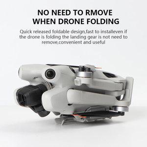접이식 랜딩 기어 높이 30mm 미니 4 프로 익스텐션 지지대 다리 보호대 스탠드 DJI 미니 4 프로 드론 액세