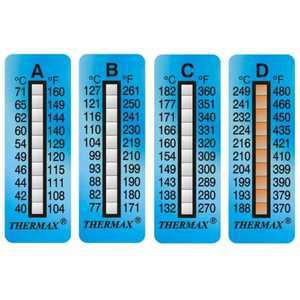 thermax 써머테이프 온도스티커 변화 접착식 테이프 라벨 온도계