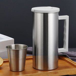 스텐 물병 1.8L 냉장고 업소용 가정용 식당 물통 P980