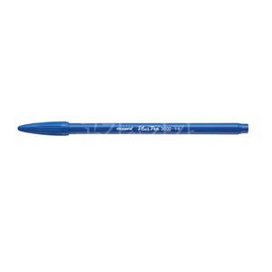 파란색 플러스펜 12개 1다스 얇은 수성 사인펜 사무용 0.4mm 블루 1타