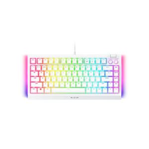 레이저코리아 블랙위도우 BlackWidow V4 75% White KR 게이밍 키보드