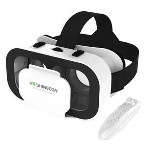 VR 헤드셋 4.7-6.5인치 컨트롤러가 안경 모바일 및 영화용 가상 3D 있는 현실 헬멧 게임