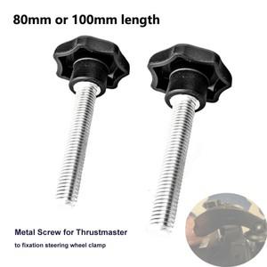 Thrustmaster T300 T150 T300RS T500 458 고정 시뮬레이터 스티어링 휠 랙 지지대 클램프 나사 용 80mm/100