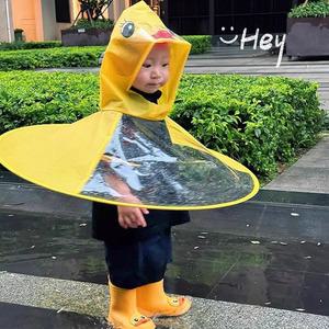 오리 우비 모자 우산 비옷 우의 귀여운 소 중 대
