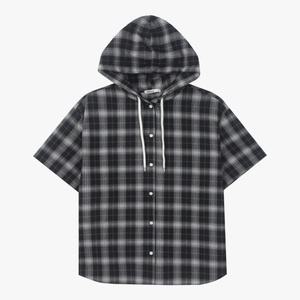 [대구백화점] [유솔(USALL)]체크반팔후드남방(ULYC25SZ2)