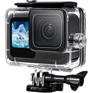 Go Pro Hero 13/12/11/10/9 블랙, 60M/196FT 보호 수중 다이빙 하우징 쉘 액세서리용 핏스틸 방수 하우징(Hero 블랙)