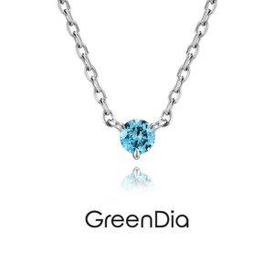 갤러리아 [그린다이아] 더 밸런스(블루) 14K 0.1ct 목걸이