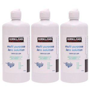 커클랜드 시그니춰 다목적 렌즈 관리용액 473ml x 3 소프트렌즈 세정
