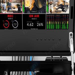카메라 용품 tock TYST VIDEO TY-ATEM   Pro 휴대용 Blackmagic Design ATEM Switcher용 모니터 내장