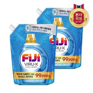 피지 바이럭스 항균 살균 세탁세제 프레쉬향 리필 2L x 2개