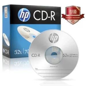 HP CD-R 52X 10PK 700MB 80min 10개입/외장DVD/외장CD/공씨디/DVDRW/공시디/DVD/케이스/외장형DVD/대용량