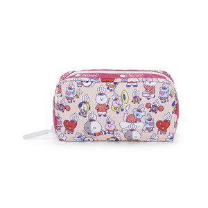[레스포색](김해점)BT21 멀티 액세서리 렉탱귤러 코스메틱 파우치 [6511.K916]