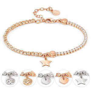 [노미네이션]팔찌 CHIC&CHARM (시크앤참) bracelet CELEBRATION in 925 silver and cz 148616 (택1)