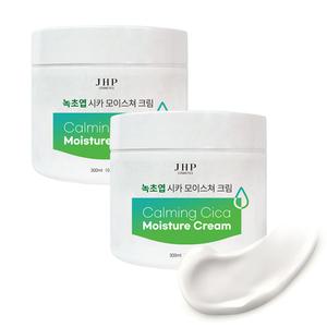 JHP 녹초엽 대용량 호호바 시카 크림 300ml 2개