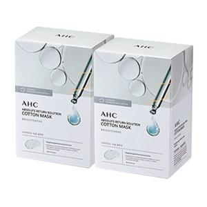 AHC 순면 미백 보습 마스크팩 브라이트닝 2박스(50매)