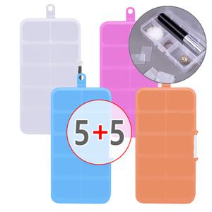(분리형 케이스 1호 10칸 5P+5P=총10P) 소품 약통 악세사리 단추 비즈 구슬 다용도 보관케이스