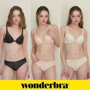 [Wonderbra] 에센셜 원더부스트 브라팬티 6종세트 라이트베이지+블랙+크림 WBW3O262904A_T