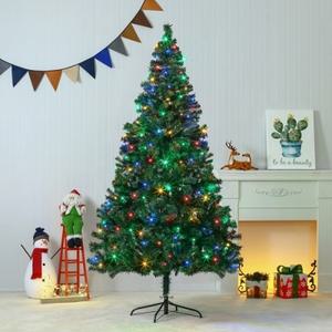 210cm 풍성한 스카치 트리 + 100구 LED 칼라전구포함