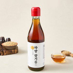 [신선하랑] 100% 통참깨 침전물 없는 전통방식 하랑 참기름 350ml