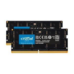 크루셜 RAM 64GB 2X32GB CT2K32G48C40S5 4800MHZ CL40 메모리 노트북 DDR5