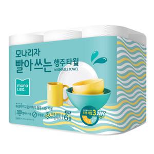 모나리자 빨아쓰는 키친타올 50매 6롤 1개