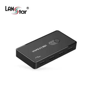 USB2.0 허브 4포트 투컴 선택기 30884네트워크 홈네트워크 공유 공유기
