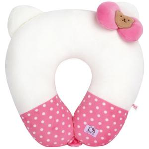 [인형백화점] 헬로키티 파자마 테디핑크 목쿠션[33cm]