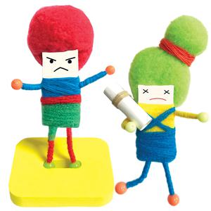 맘아트 DIY 걱정인형 만들기 2개 키트 장식소품
