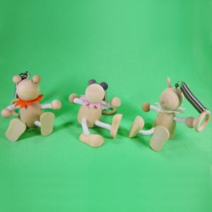 [열린화방]메이킹월드 스프링 원목 인형 (쥐/송아지/곰)/3종/원목/스프링/꾸미기/만들기/점핑클레이