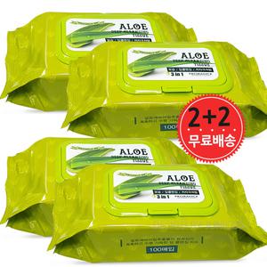 2+2 프로랑스 알로에 딥클렌징 티슈 100매