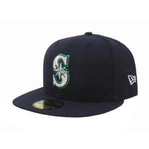 뉴에라 [슈즈네][정품] MLB 어센틱 시애틀 매리너스 게임 야구모자 사이즈캡 메이저리그 선수모자 5950-매리너스-17GAME