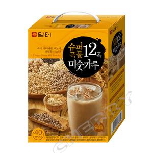 담터 슈퍼곡물 12곡 미숫가루 40T 건강차 곡물차