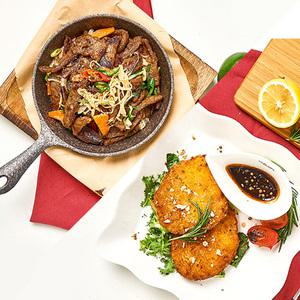 [쏘이마루] 참좋은 콩고기 2종 혼합세트1호/콩불구이+쏘이까스