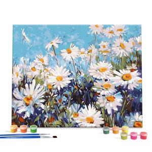 아트박스/아이러브페인팅 DIY캔버스형 그림그리기 40x50cm 데이지와 하늘