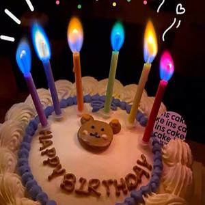 무지개초 12개입 불꽃초 색깔 컬러 생일 파티