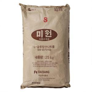 미원 25kg/청정원-업소용 식자재 감칠맛 식당용 조미료 대용량