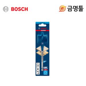 보쉬 2608900329 스페이드비트 38mm EXPERT 나비기리 연목 파티클보드 천공용