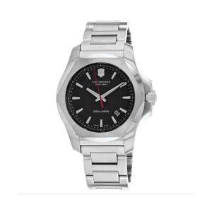 Victorinox 241723.1 Mens I.N.O.X. INOX Watch Black Dial and Stainless Steel 651995