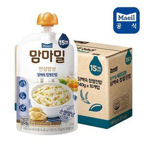 [기타]맘마밀 안심밥상 닭백숙찹쌀 140g 10팩